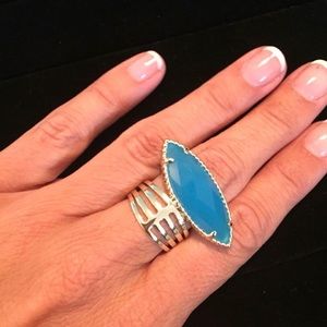 New Kendra Scott geometric ring ’Chelsea’ size 7